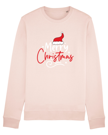 Merry Christmas Red Hat (alb) Candy Pink