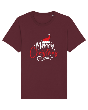 Merry Christmas Red Hat (alb) Burgundy