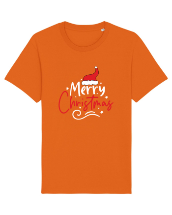 Merry Christmas Red Hat (alb) Bright Orange