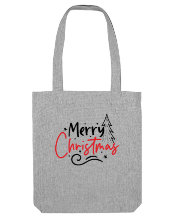 Merry Christmas Tree Heather Grey