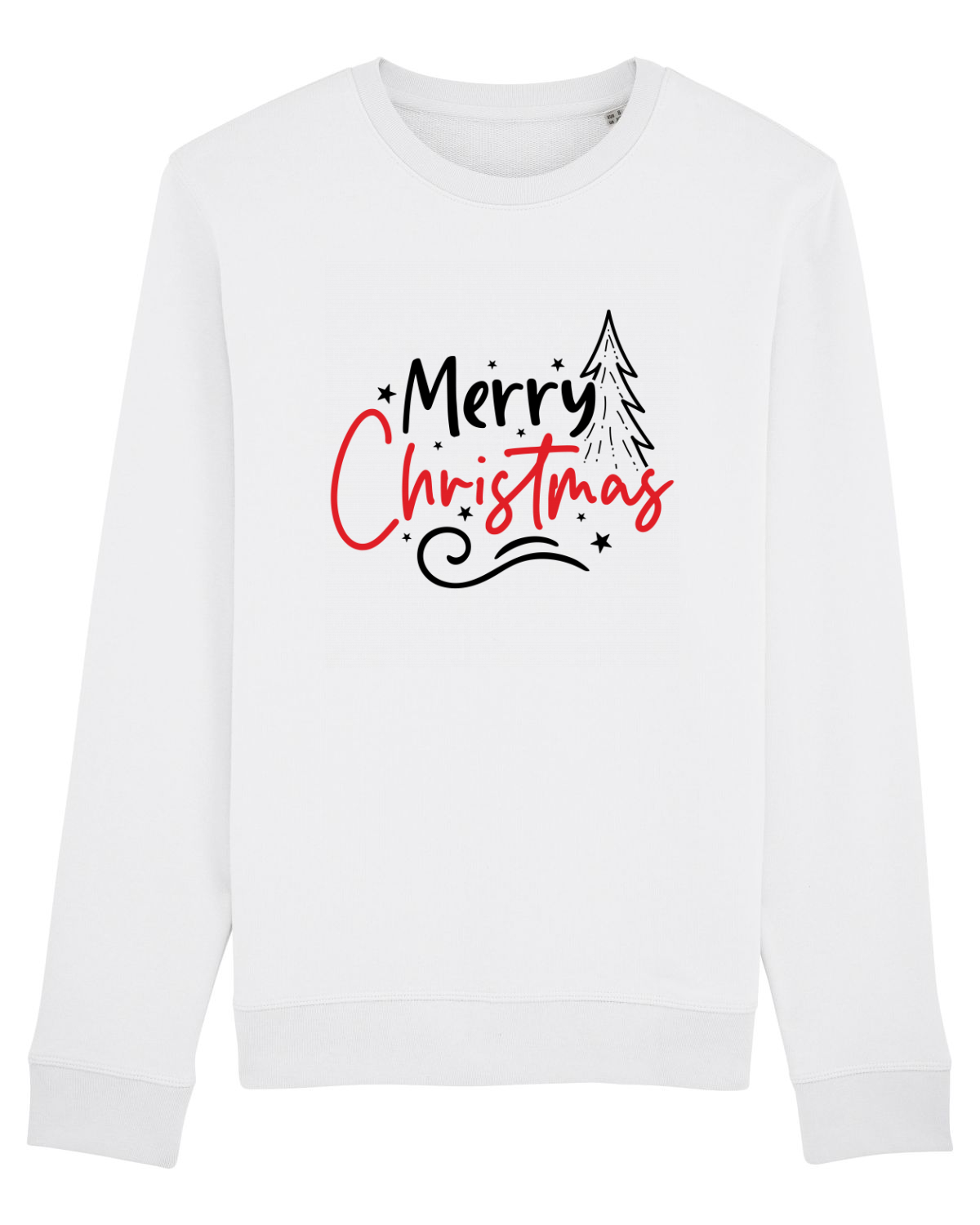 Bluză mânecă lungă Unisex Rise White