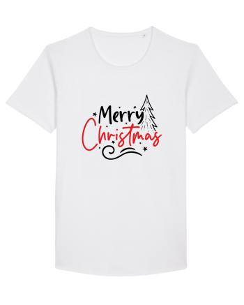 Merry Christmas Tree White