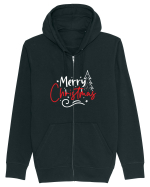 Merry Christmas Tree (alb) Hanorac cu fermoar Unisex Connector