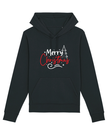 Merry Christmas Tree (alb) Black