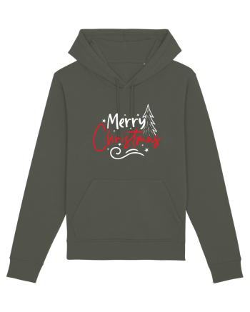 Merry Christmas Tree (alb) Khaki