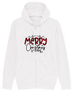 Merry Christmas Material Hanorac cu fermoar Unisex Connector
