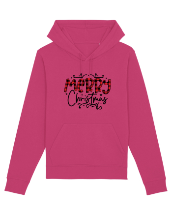 Merry Christmas Material Raspberry