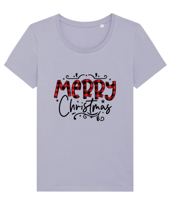 Merry Christmas Material Lavender