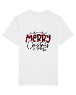 Merry Christmas Material Tricou mânecă scurtă Unisex Rocker