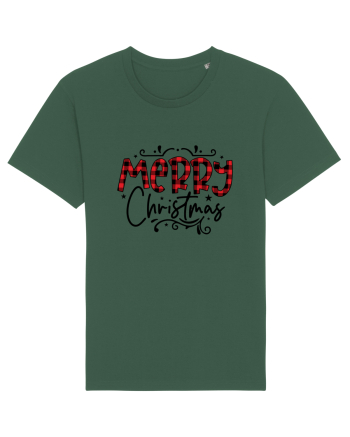 Merry Christmas Material Bottle Green