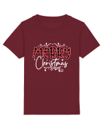 Merry Christmas Material (alb) Tricou mânecă scurtă  Copii Mini Creator
