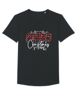 Merry Christmas Material (alb) Tricou mânecă scurtă guler larg Bărbat Skater