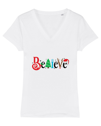 Believe (motive de Crăciun) White