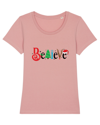 Believe (motive de Crăciun) Canyon Pink