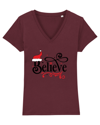 Believe Red Hat  Burgundy