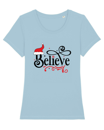 Believe Red Hat  Sky Blue