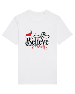 Believe Red Hat  Tricou mânecă scurtă Unisex Rocker