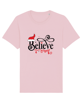 Believe Red Hat  Cotton Pink