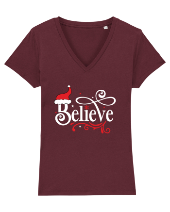 Believe Red Hat (alb) Burgundy