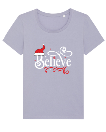 Believe Red Hat (alb) Lavender