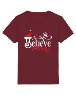 Believe Red Hat (alb) Tricou mânecă scurtă  Copii Mini Creator