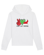 Peace Love Christmas Hanorac Unisex Drummer
