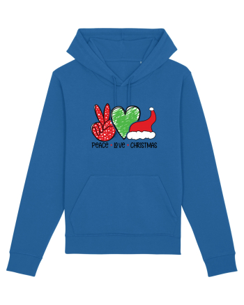 Peace Love Christmas Royal Blue
