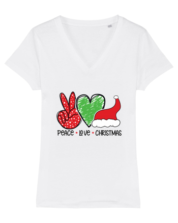 Peace Love Christmas White