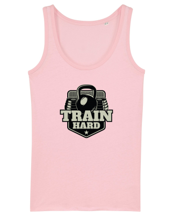 Train Hard Gym Cotton Pink