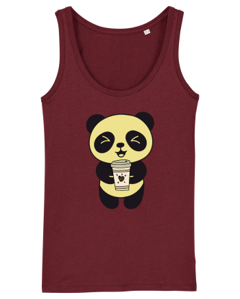 Coffee Panda  Burgundy