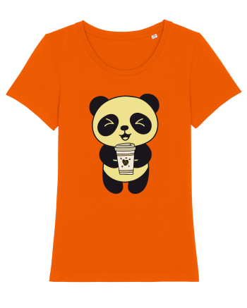 Coffee Panda  Bright Orange