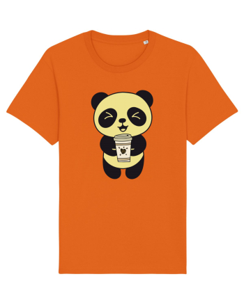 Coffee Panda  Bright Orange