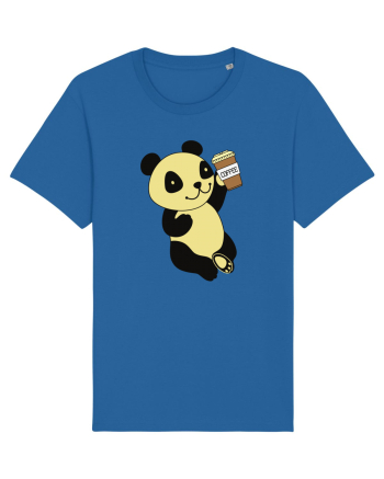 Coffee Panda  Royal Blue