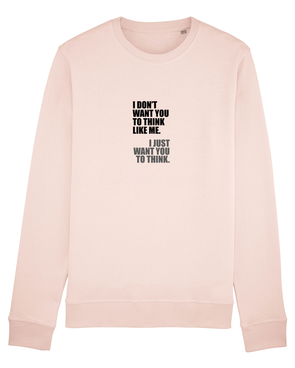 Bluză mânecă lungă Unisex Rise Candy Pink