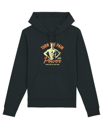 Turn the Pain into Power Gym Black