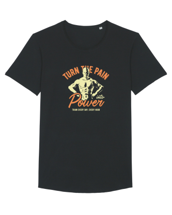 Turn the Pain into Power Gym Black