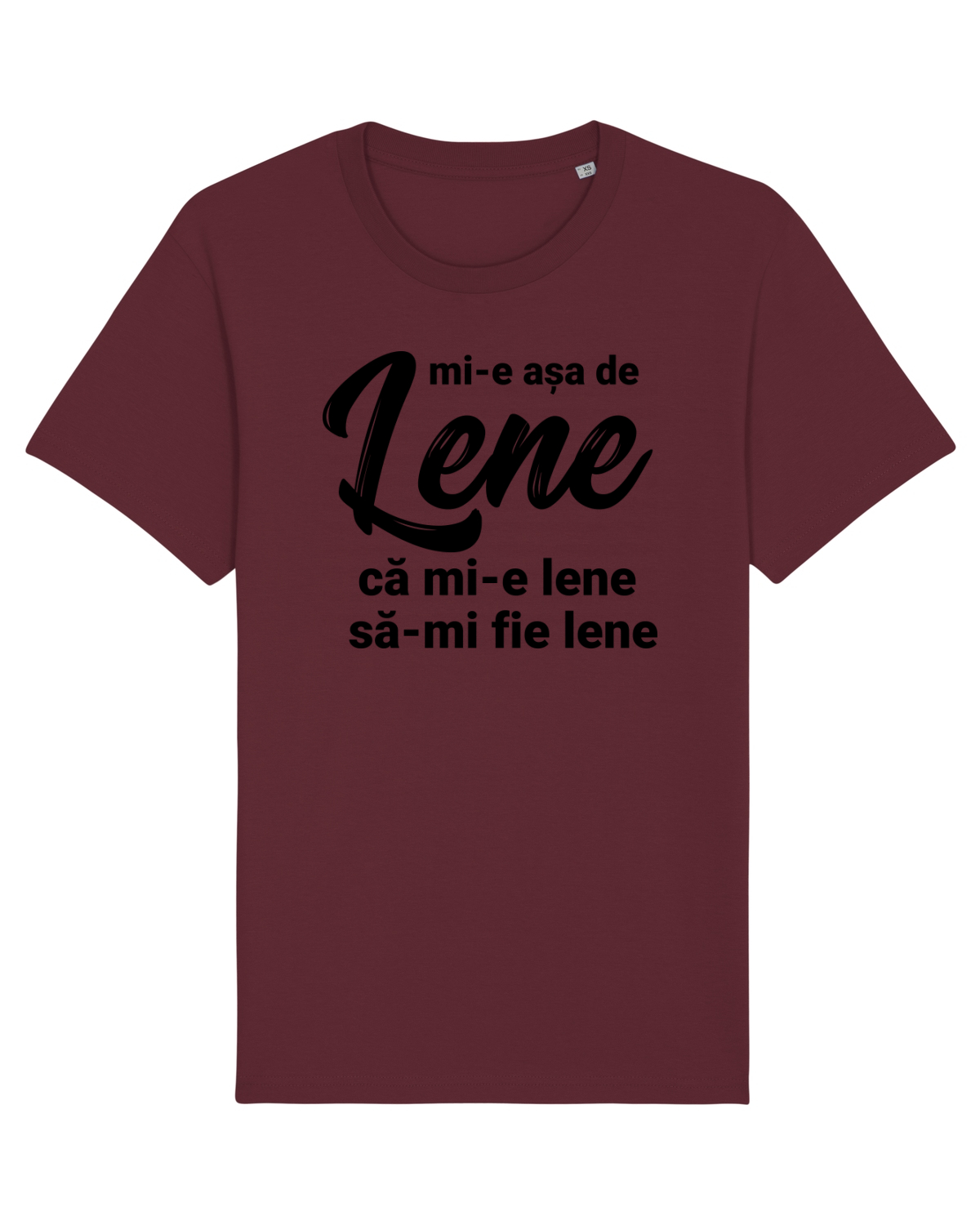 Tricou mânecă scurtă Unisex Rocker Burgundy
