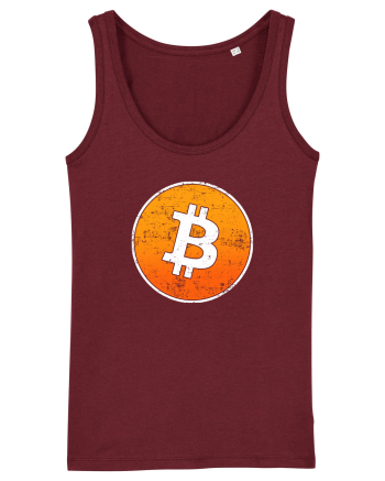 Vintage Bitcoin Burgundy