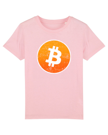 Vintage Bitcoin Cotton Pink