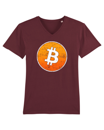 Vintage Bitcoin Burgundy