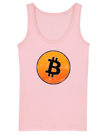 Retro bitcoin design Cotton Pink
