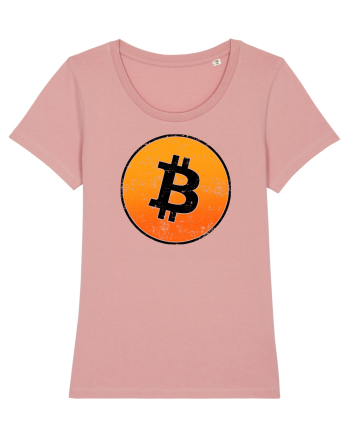 Retro bitcoin design Canyon Pink