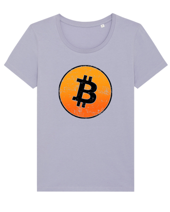 Retro bitcoin design Lavender