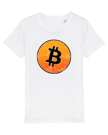 Retro bitcoin design White