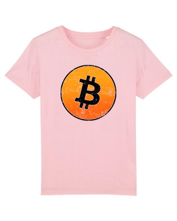 Retro bitcoin design Cotton Pink