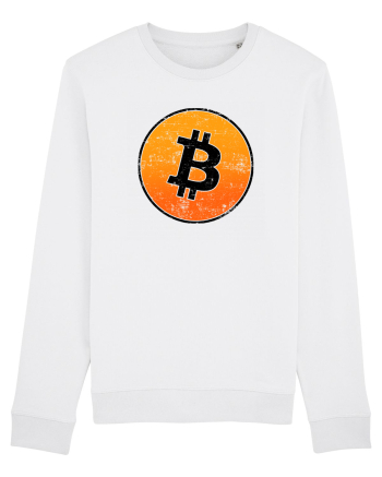Retro bitcoin design White