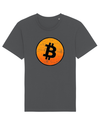 Retro bitcoin design Anthracite