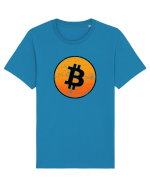 Retro bitcoin design Tricou mânecă scurtă Unisex Rocker