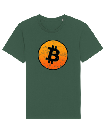 Retro bitcoin design Bottle Green