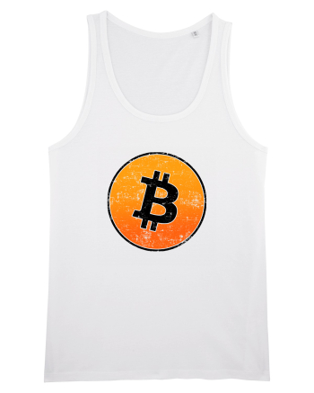 Retro bitcoin design White